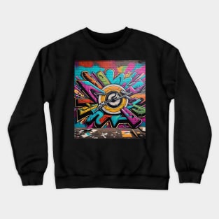 Colorful Hip-Hop graffiti Crewneck Sweatshirt